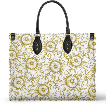 Shineful Leather Bag Golden Sunflower Grace