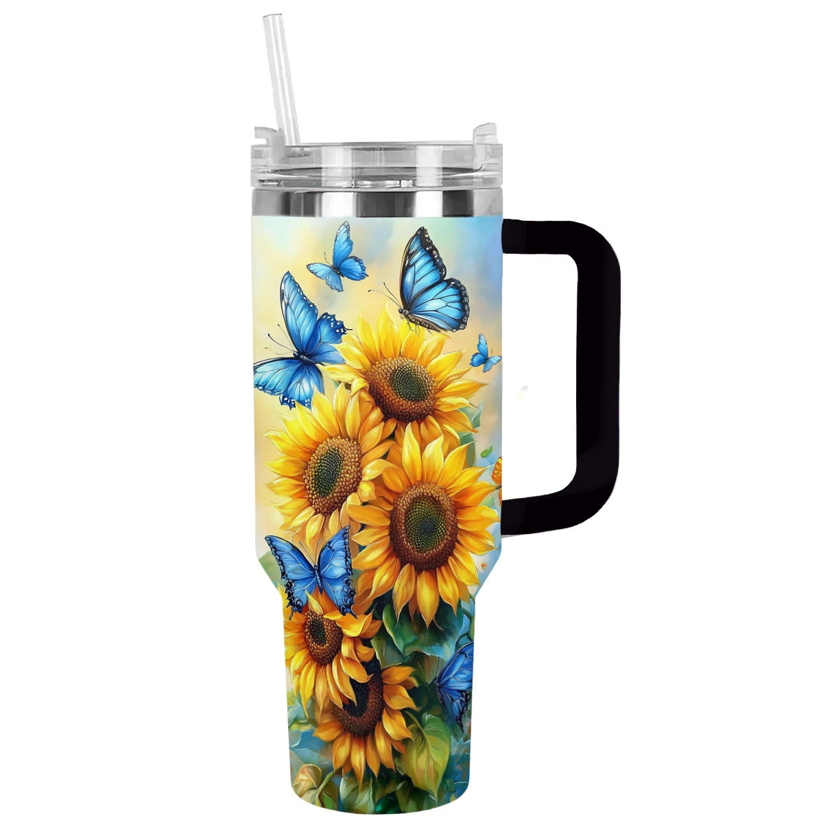 Shineful Tumbler Butterfly Sunflower