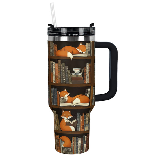 Shineful Tumbler Fox and Book