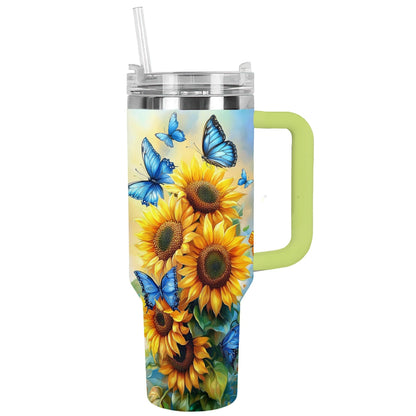 Shineful Tumbler Butterfly Sunflower