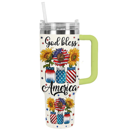 Shineful Tumbler America Sunflower