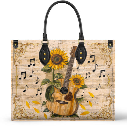 Shineful Leather Bag Sunflower Melody