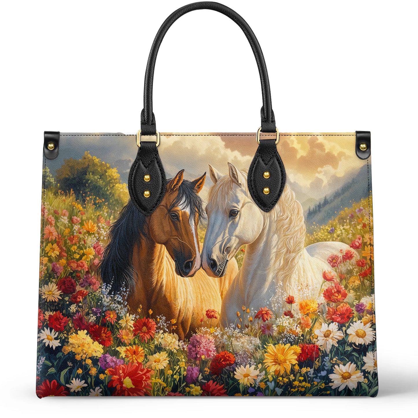 Shineful Leather Bag Blossoming Love