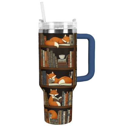 Shineful Tumbler Fox and Book