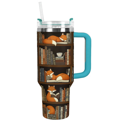 Shineful Tumbler Fox and Book