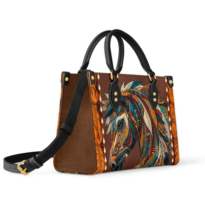 Shineful Leather Bag Tribal Horse Majesty