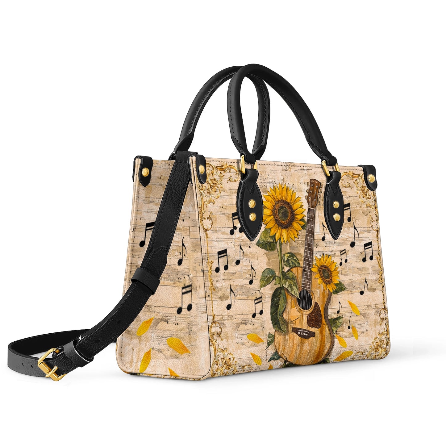 Shineful Leather Bag Sunflower Melody