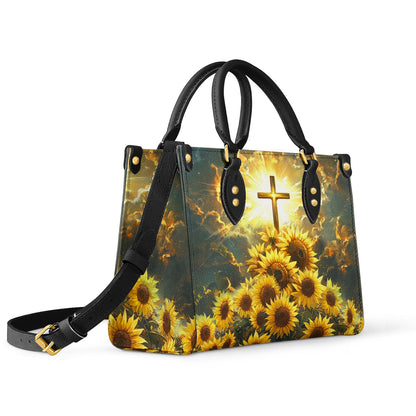 Shineful Leather Bag Sunflower Faith Light