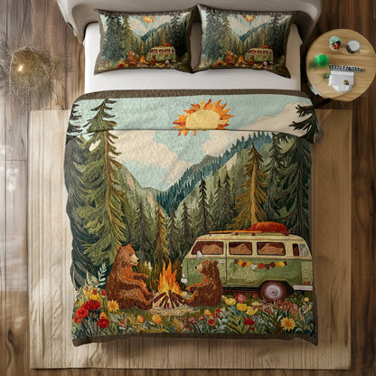Shineful All Season Quilt 3-Piece Set - Bear Necessities Camping
