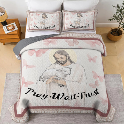 Shineful All Season Quilt 3-Piece Set - In God's Hands