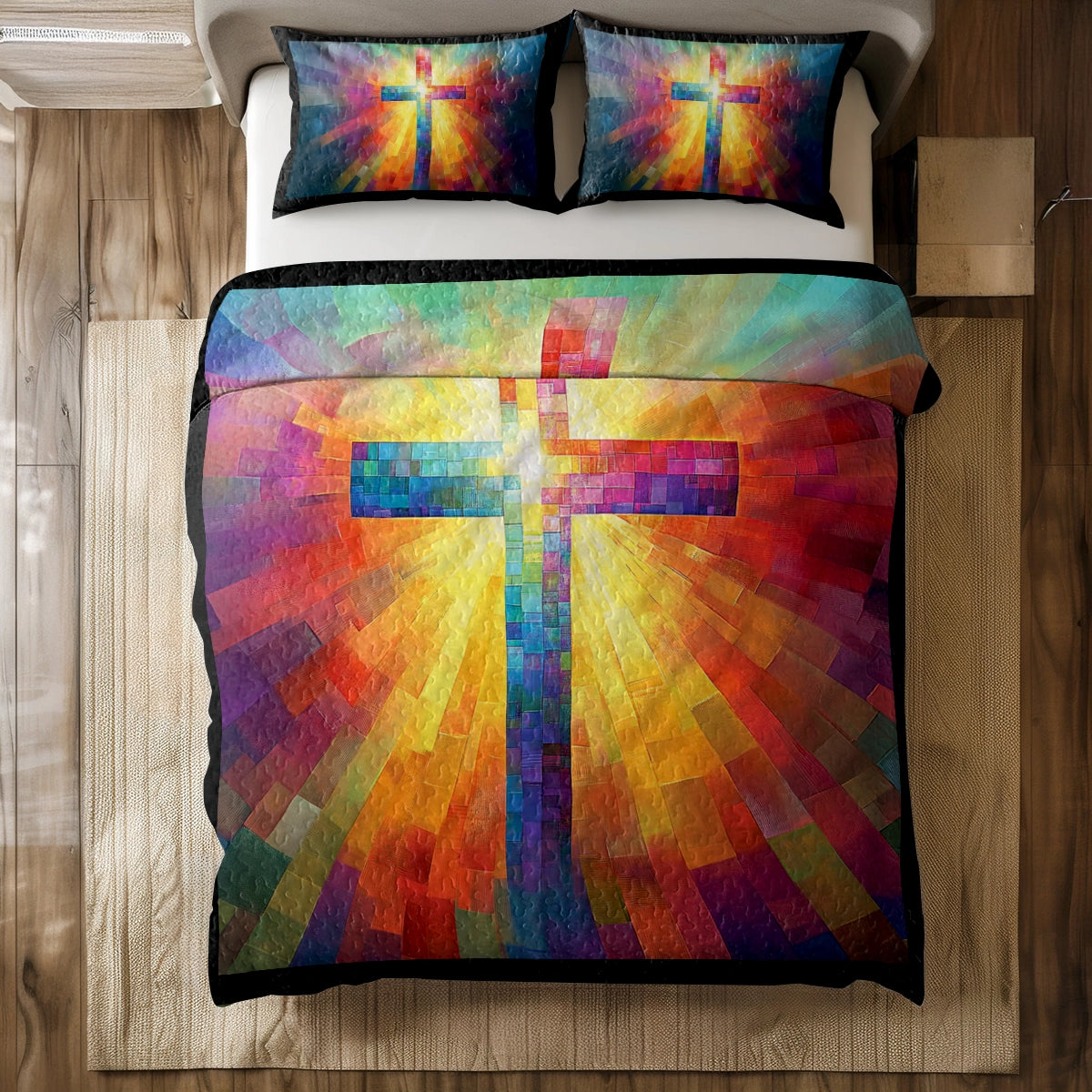 Shineful All Season Quilt 3-Piece Set - God's Light Shining Through