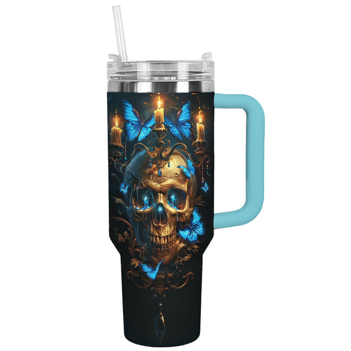 Shineful Tumbler Ethereal Skull Symphony