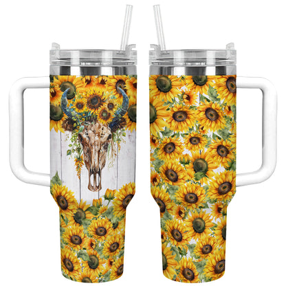 Shineful Tumbler Sunflower Rustic Delight