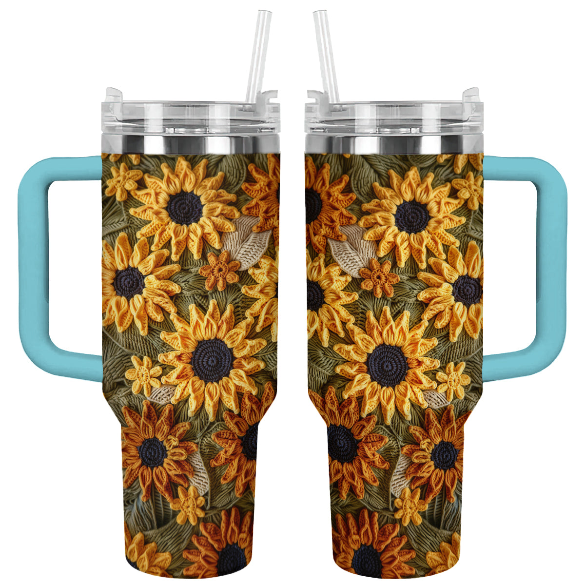 Shineful Tumbler Sunflower Crochet Harmony