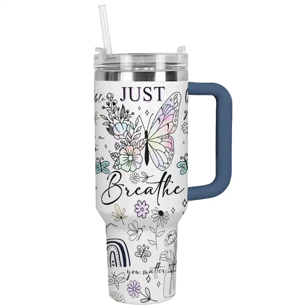 Shineful Tumbler Just Breathe
