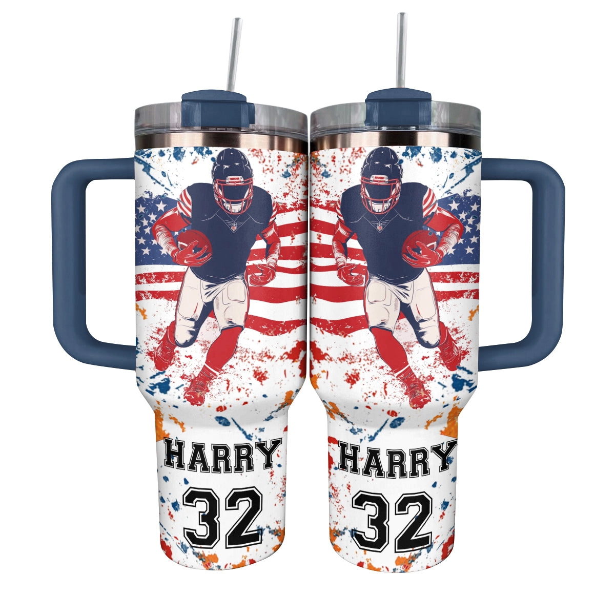 Shineful Tumbler Personalized Football Gridiron Glory