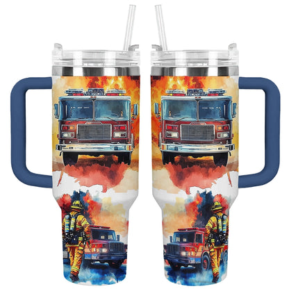 Shineful Tumbler Firefighter Courage