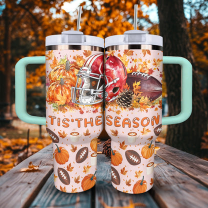 Shineful Tumbler Football Harvest Huddle
