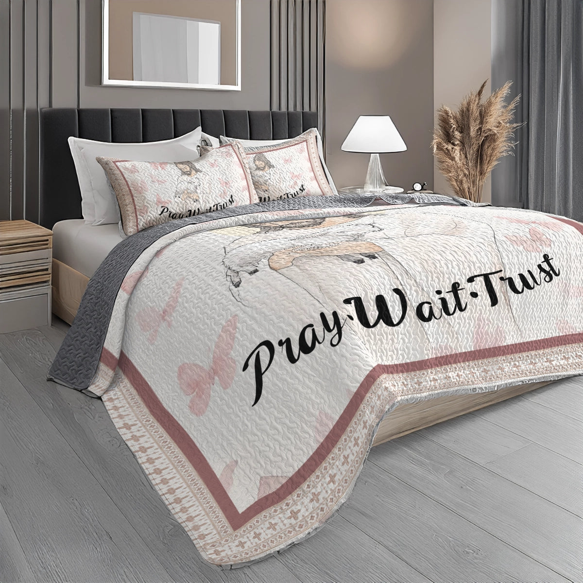 Shineful All Season Quilt 3-Piece Set - In God's Hands