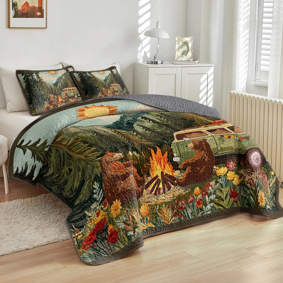 Shineful All Season Quilt 3-Piece Set - Bear Necessities Camping