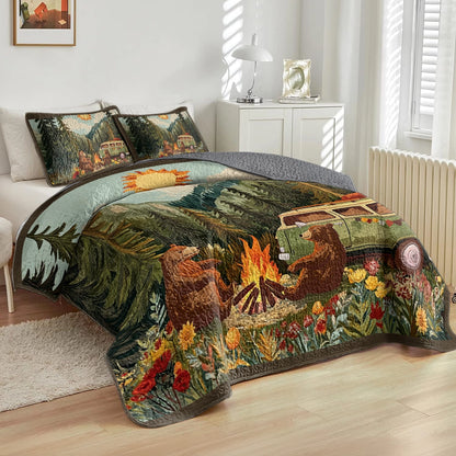Shineful All Season Quilt 3-Piece Set - Bear Necessities Camping