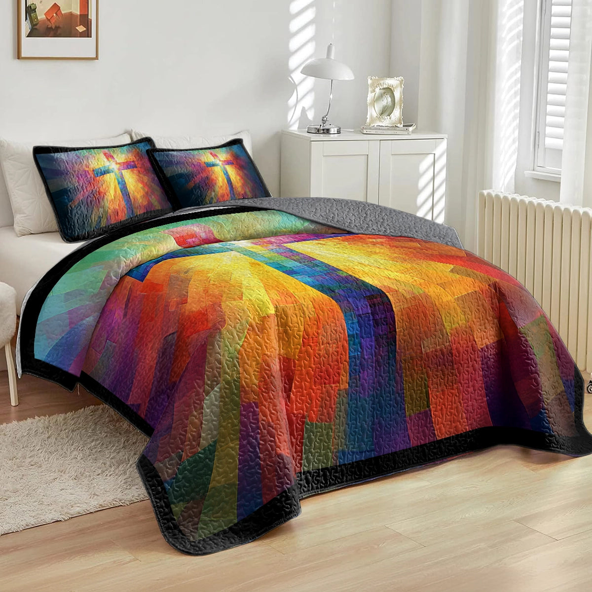 Shineful All Season Quilt 3-Piece Set - God's Light Shining Through