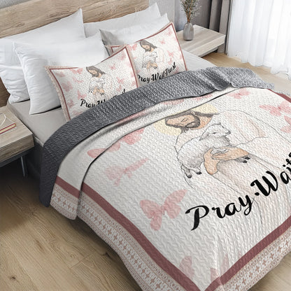 Shineful All Season Quilt 3-Piece Set - In God's Hands