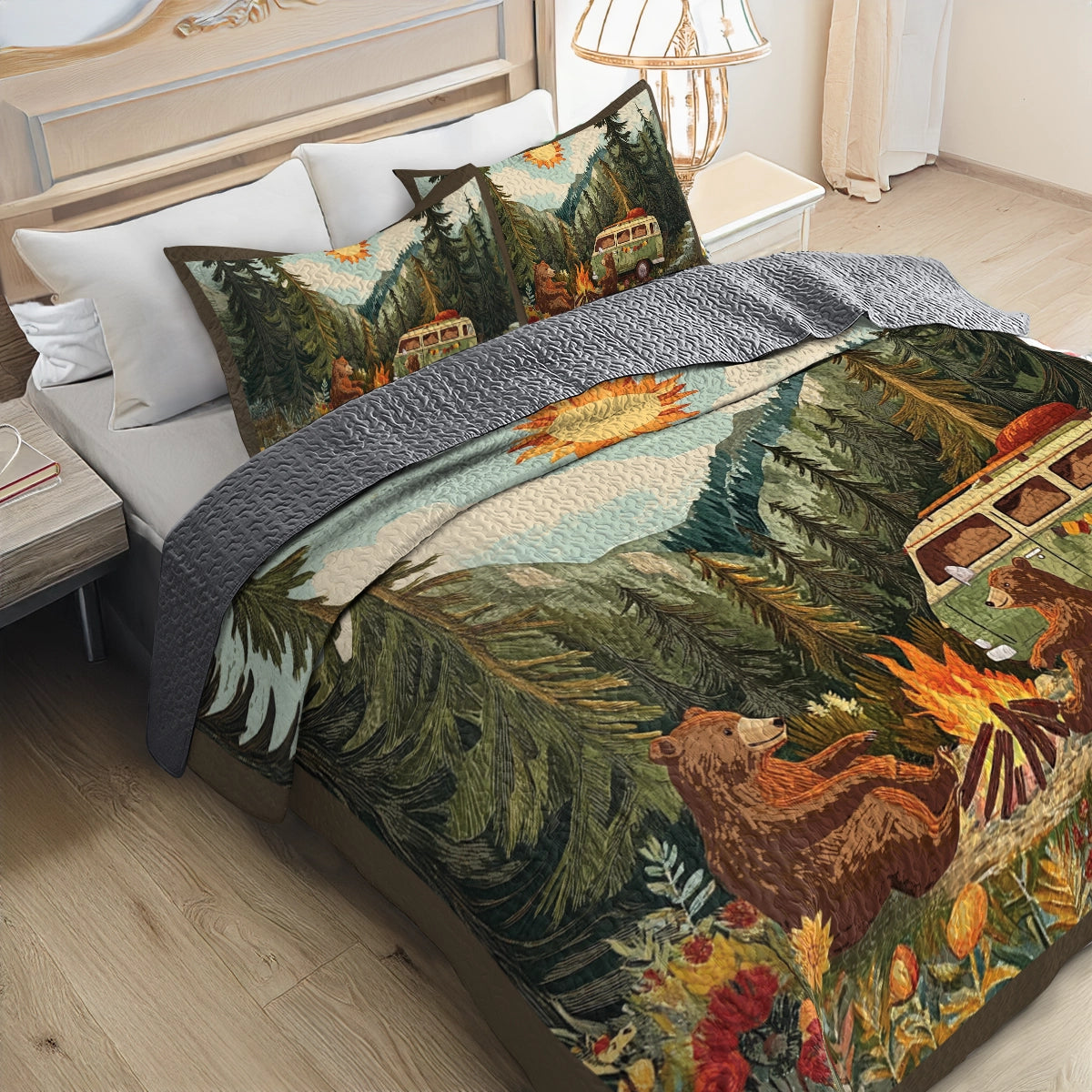 Shineful All Season Quilt 3-Piece Set - Bear Necessities Camping