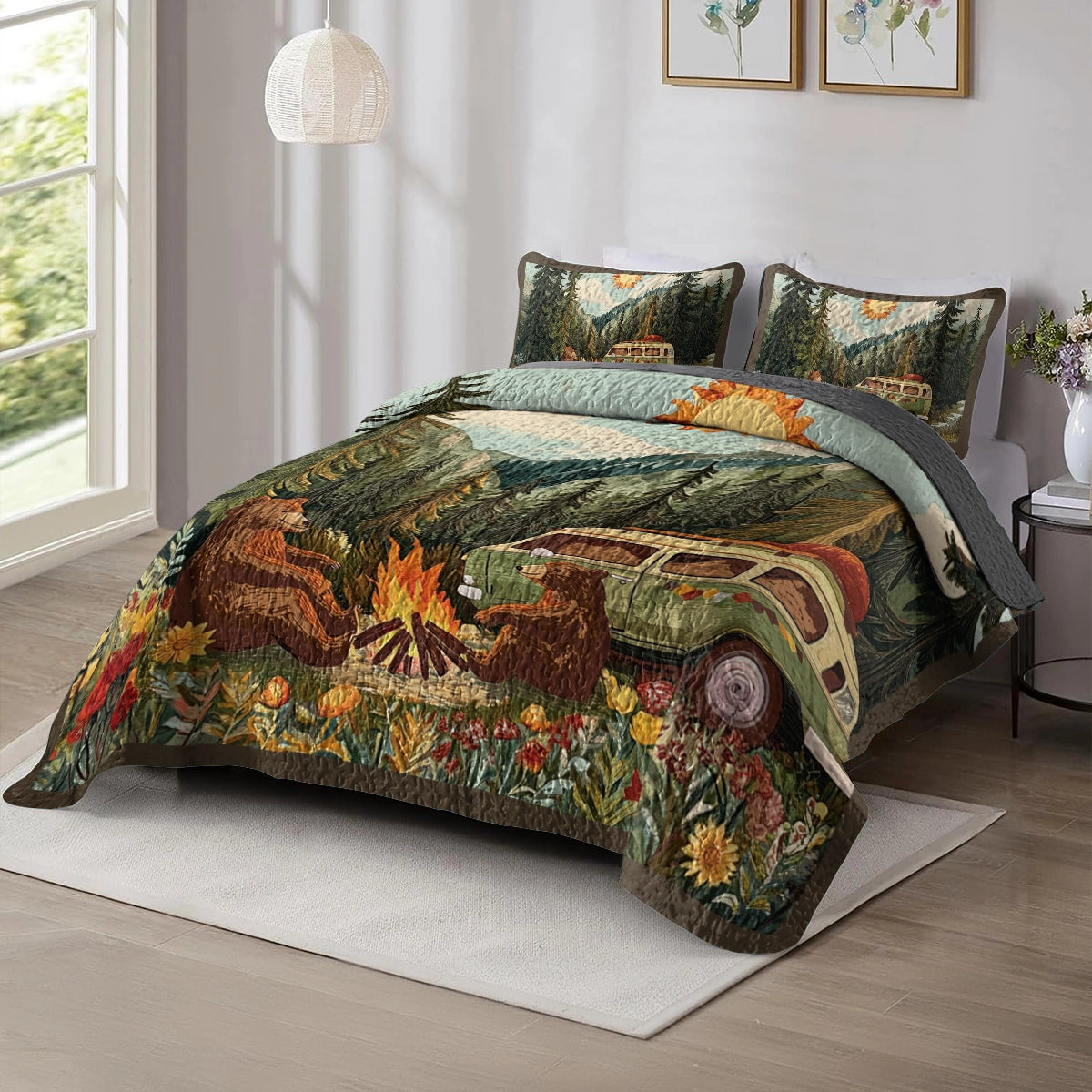 Shineful All Season Quilt 3-Piece Set - Bear Necessities Camping