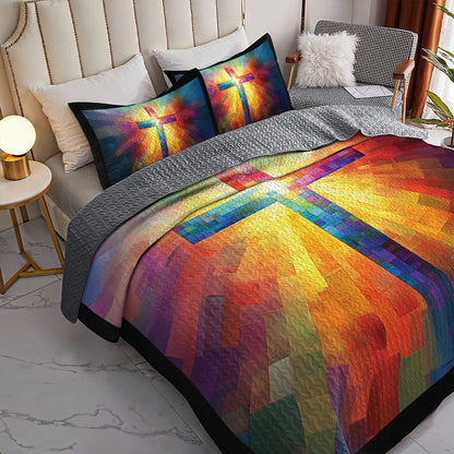 Shineful All Season Quilt 3-Piece Set - God's Light Shining Through