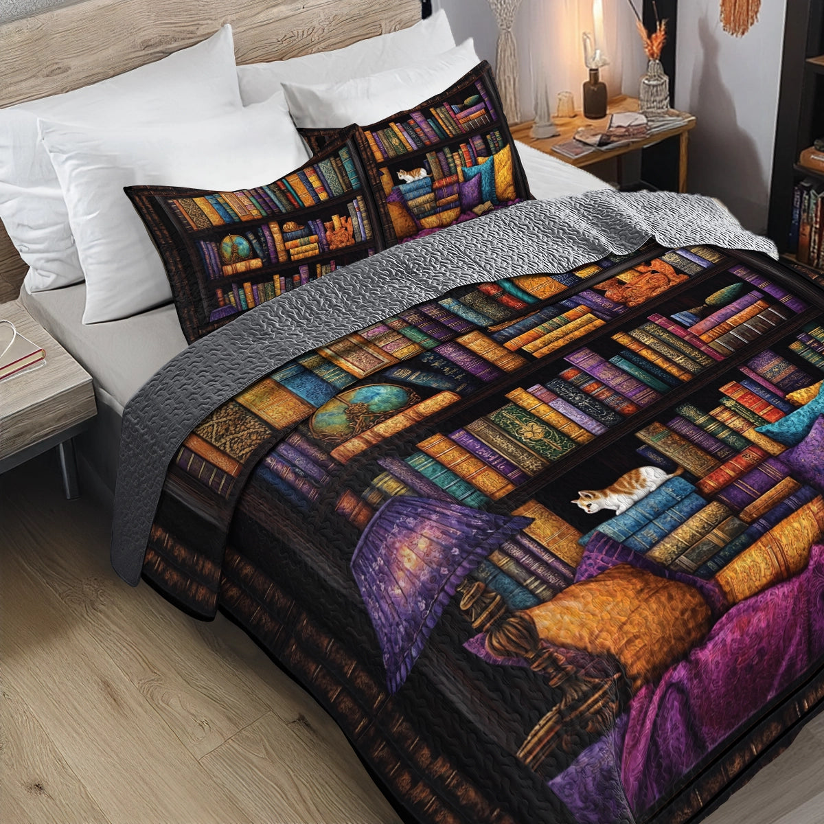 Shineful All Season Quilt 3-Piece Set - Reading Lover's Paradise