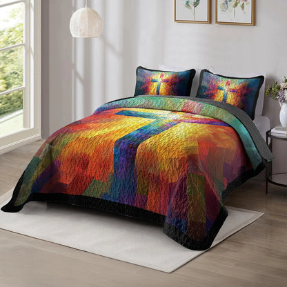 Shineful All Season Quilt 3-Piece Set - God's Light Shining Through
