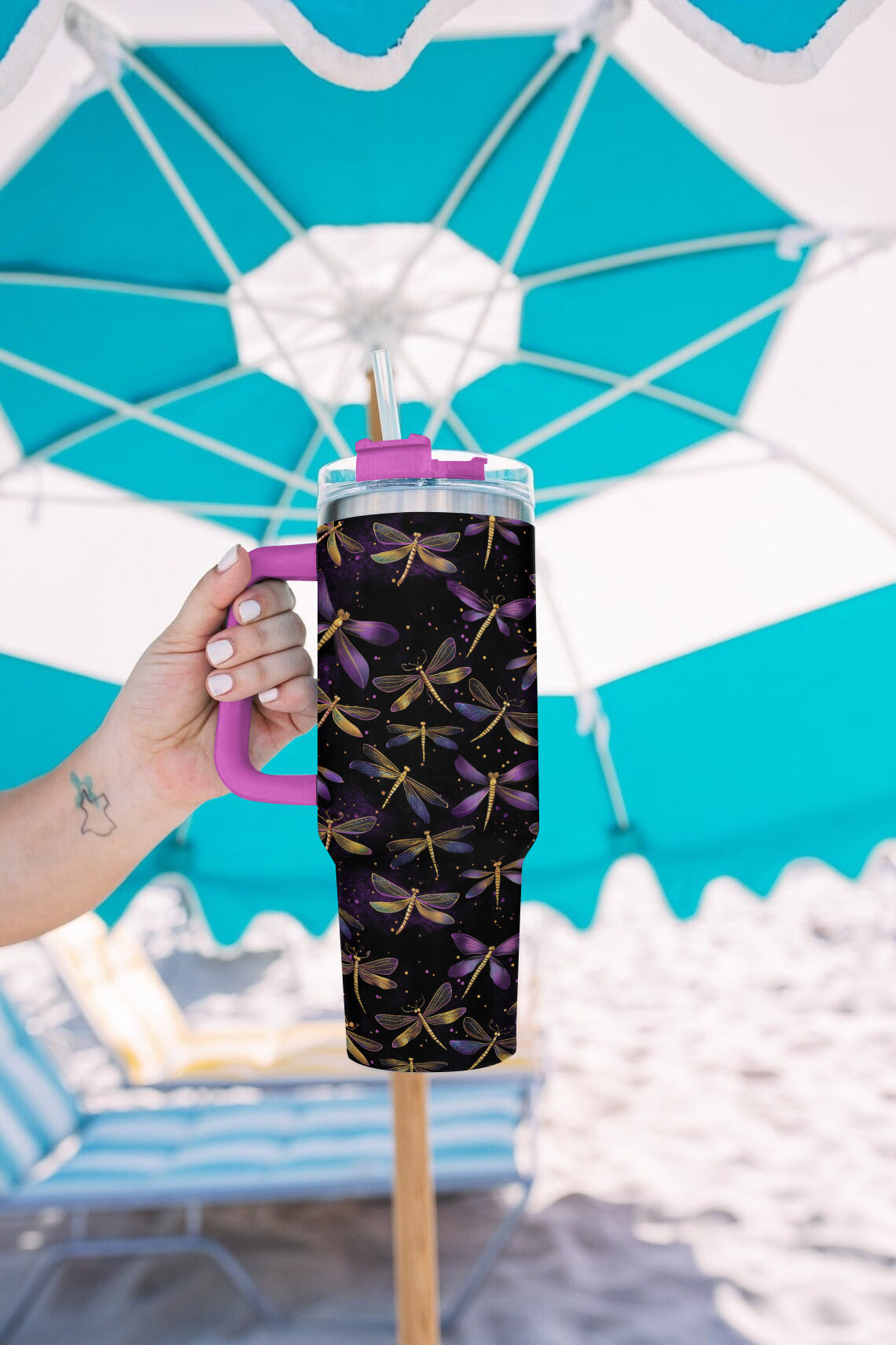 Shineful Tumbler Delightful Dragonfly