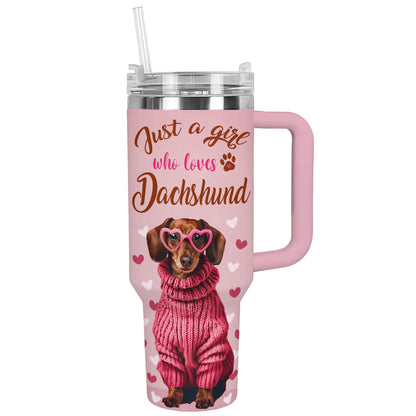 Shineful Tumbler Dachshund Heartfelt