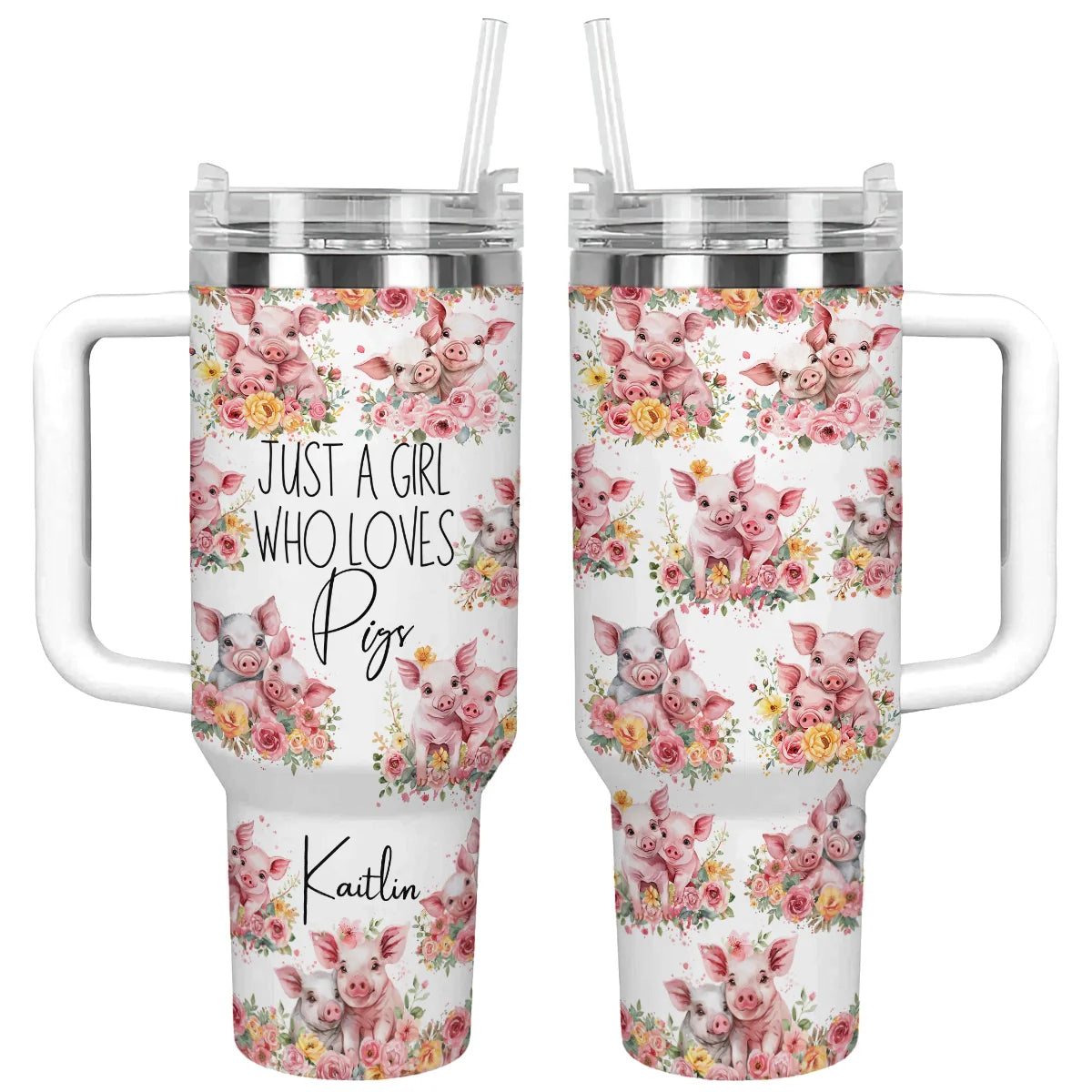 Shineful Tumbler Personalized Piggy Delight