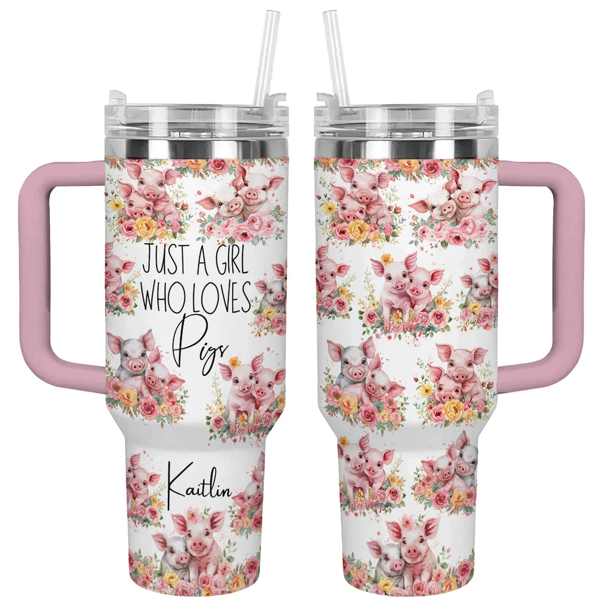 Shineful Tumbler Personalized Piggy Delight
