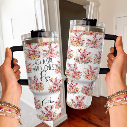 Shineful Tumbler Personalized Piggy Delight