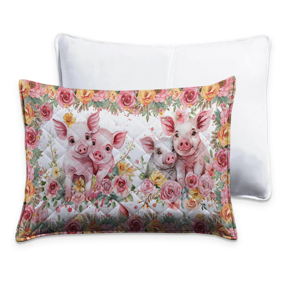 Shineful Quilt 3-Piece Pig Blossom