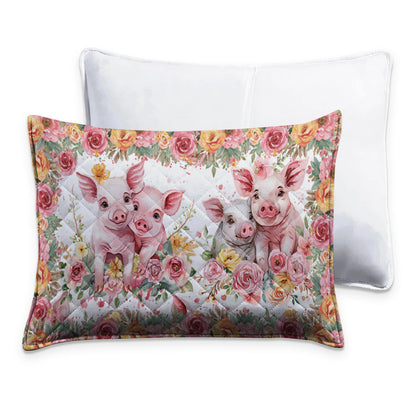 Shineful Quilt 3-Piece Pig Blossom