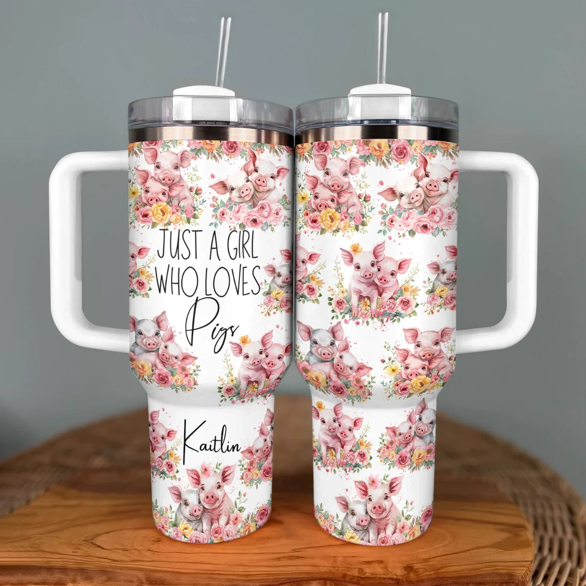 Shineful Tumbler Personalized Piggy Delight