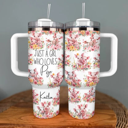 Shineful Tumbler Personalized Piggy Delight