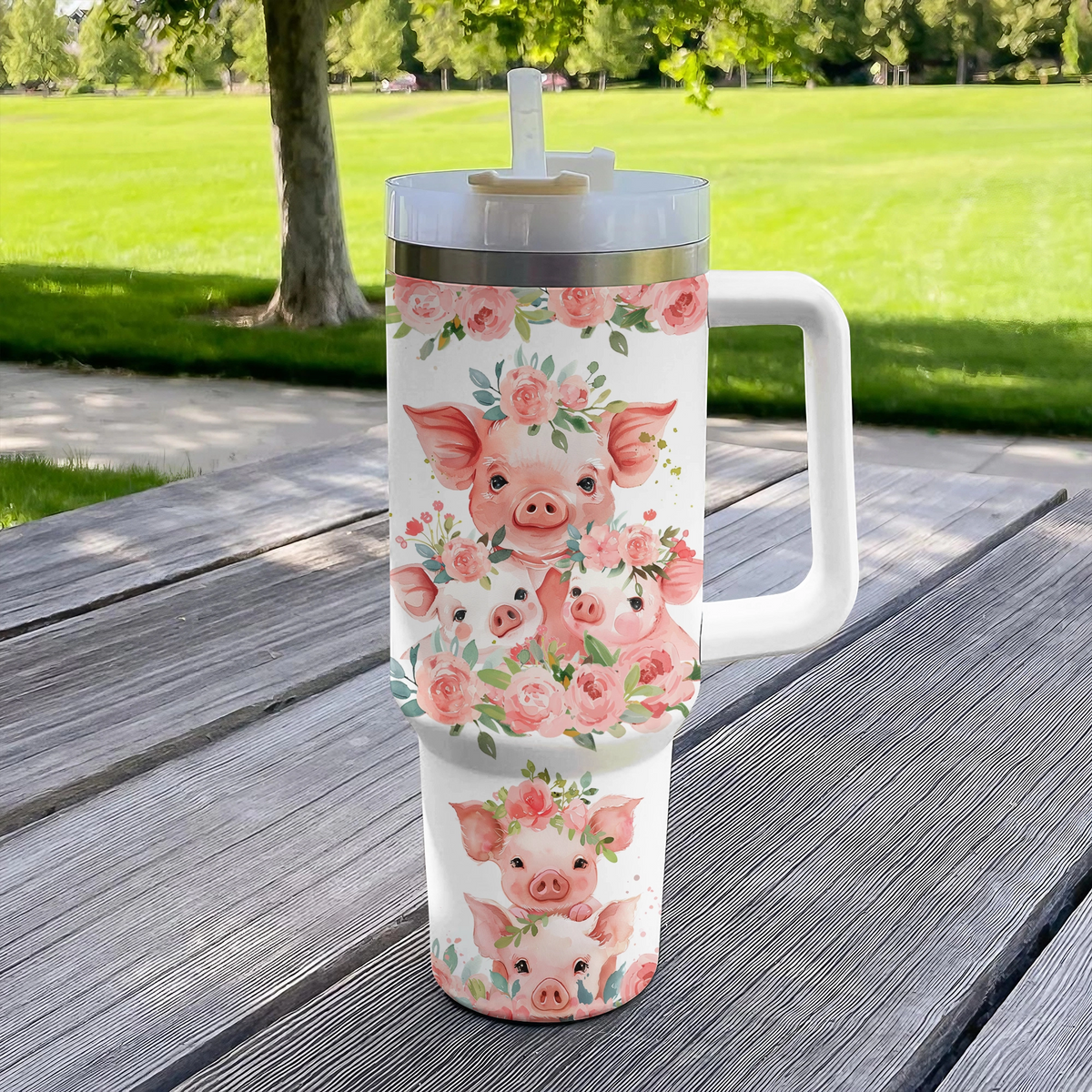 Shineful Tumbler Piglet Paradise
