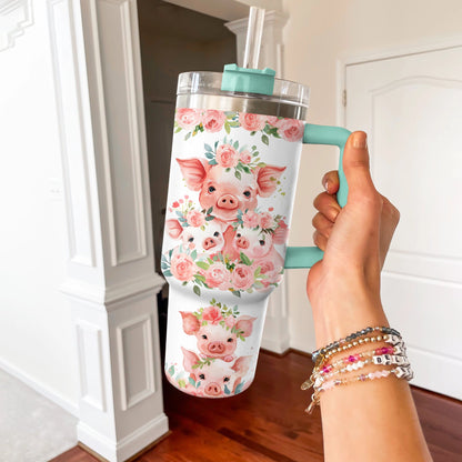 Shineful Tumbler Piglet Paradise