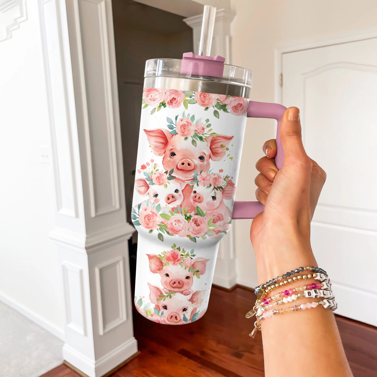 Shineful Tumbler Piglet Paradise