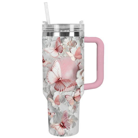 Shineful Tumbler Butterfly Pink Flutter Dreams