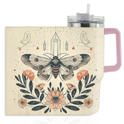Shineful Tumbler Moth & Florals