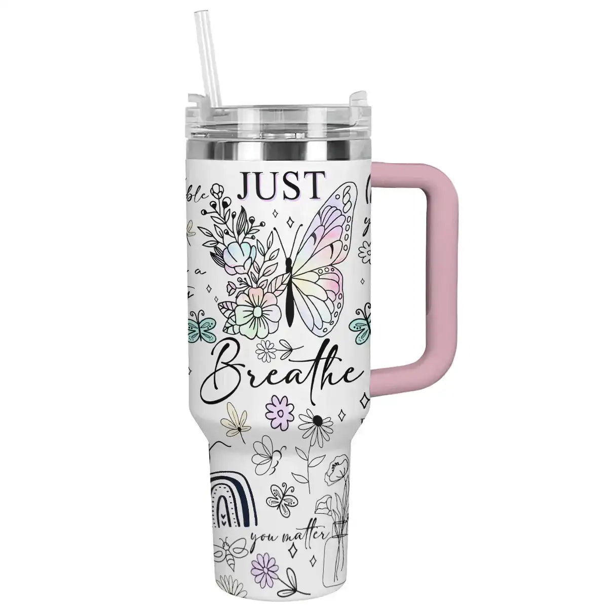 Shineful Tumbler Just Breathe