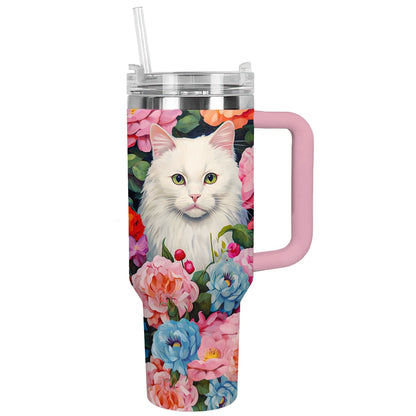 Shineful Tumbler Cat In Purrfect Garden