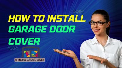 Shineful Garage Door Banner Decoration - Magical Holiday Express Santa’s Train Spreading Cheer on a Winter’s Eve