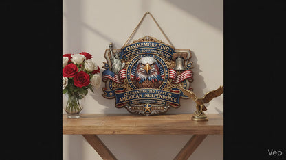 Shineful Eagle Tribute Wood Sign